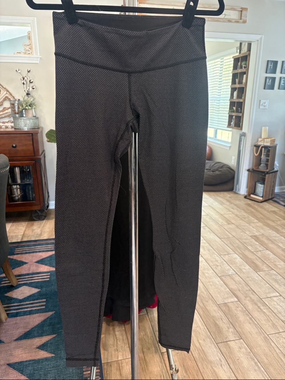lululemon athletica Black Microdot High-Rise Leggings